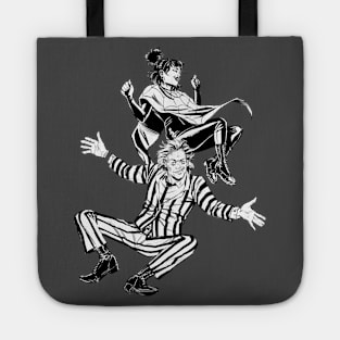 Beetlejuice B&W Tote