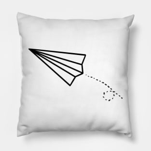 Simple paper plane Pillow