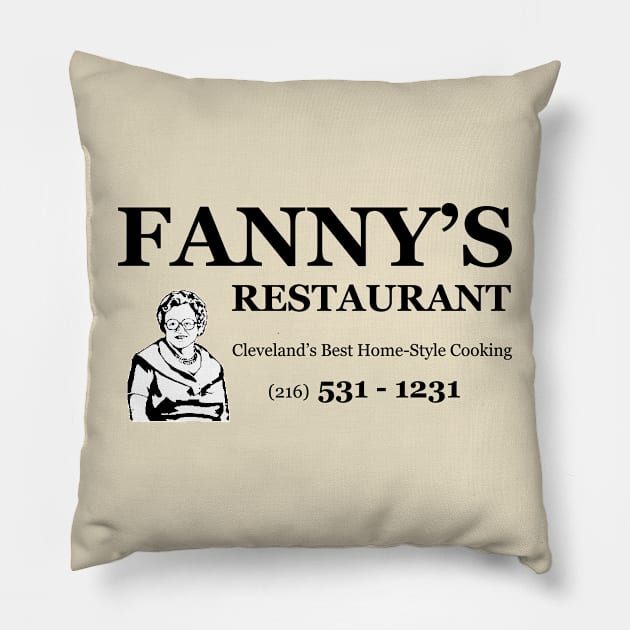 Fanny's Restauant Pillow by Cemetery Ridge