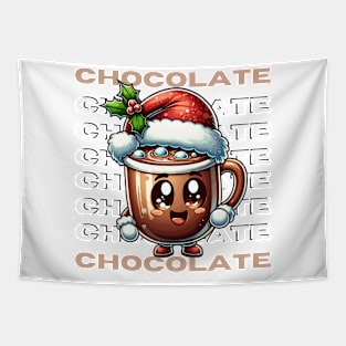 Hot Chocolate Magic | Cute Christmas Tapestry