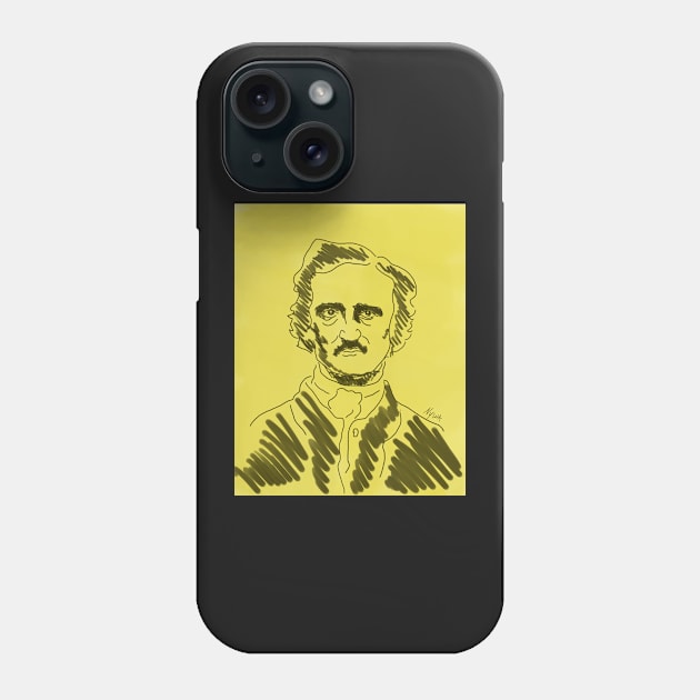 Decadentism, american writer Phone Case by NYWA-ART-PROJECT