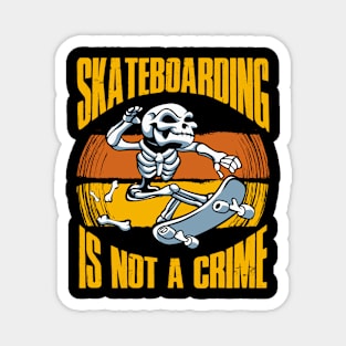 Skateboarding Is Not A Crime Magnet