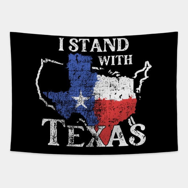 I Stand With Texas Tapestry by Etopix