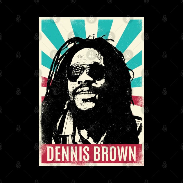 Vintage Retro Dennis Brown by Bengkel Band