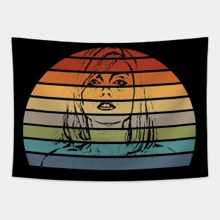 Blondie Retro//Sun Model Tapestry