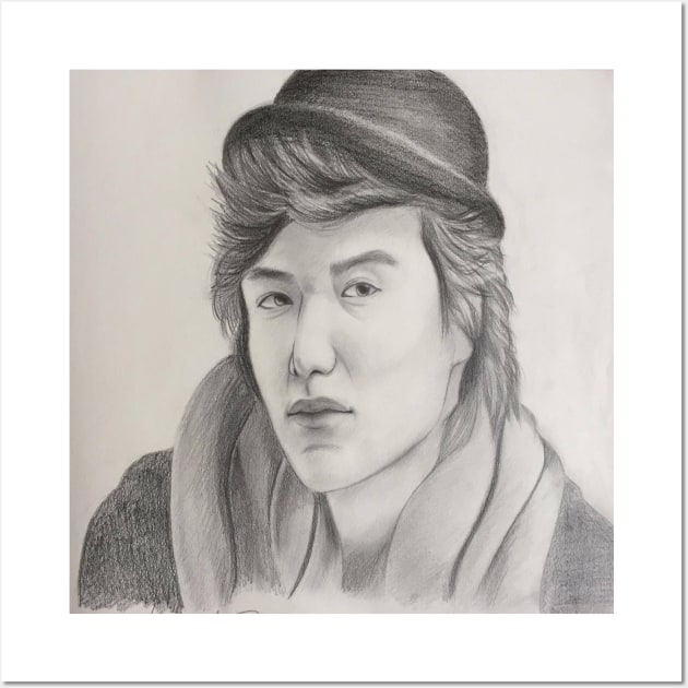 Kim Woo-bin | my charcoal and pencil sketch (he is a South K… | Flickr