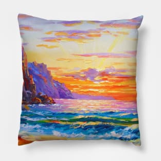 By the sea Pillow