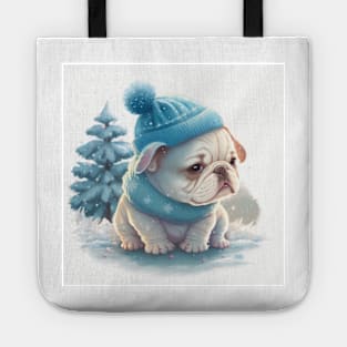 Winter Frenchie baby Tote