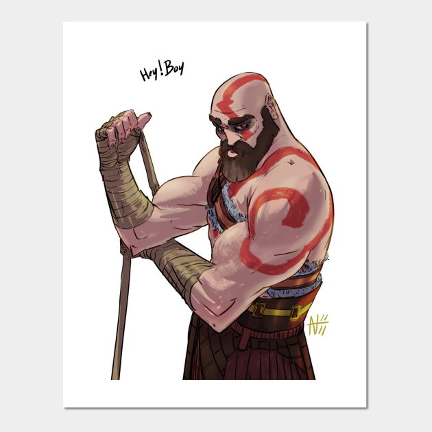 HEY BOY - god of war. - God Of War - Posters and Art Prints | TeePublic HEY BOY - god of war. - God Of War - Posters and Art Prints | TeePublic