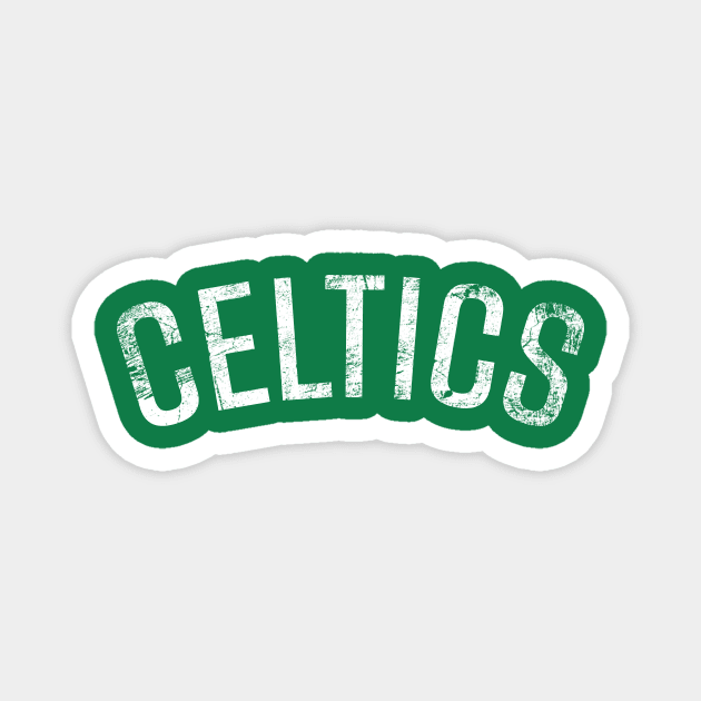 Boston Celtics Retro Magnet by StodSquad