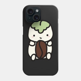 Mochi loves coffee Phone Case