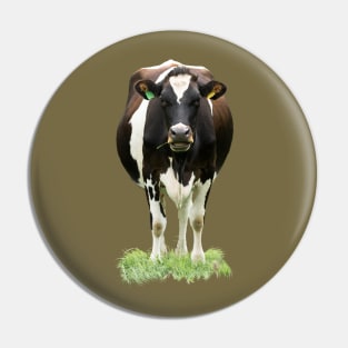 Black and White Cow Pin