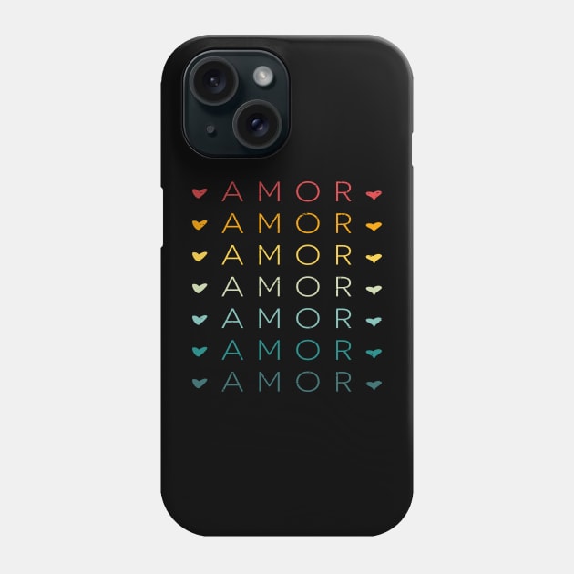 Amor Amor Amor Phone Case by verde