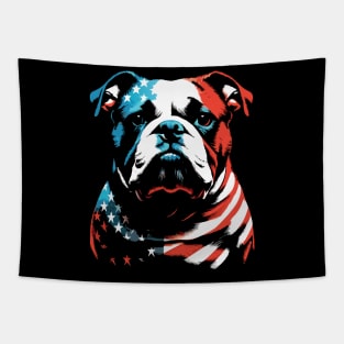 American Bulldog Tapestry