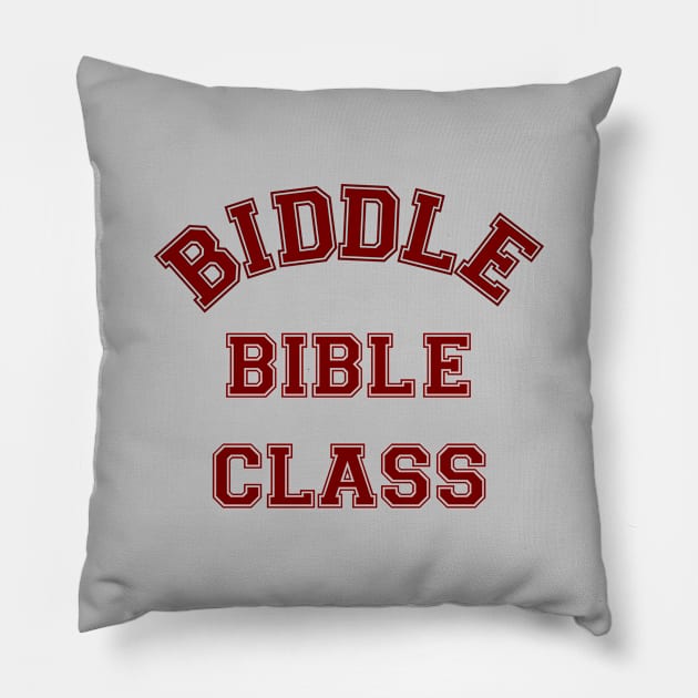 Biddle Bible Class Pillow by Gate City Magic