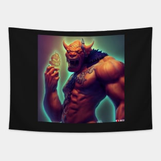 Japanese Oni Demon Tapestry