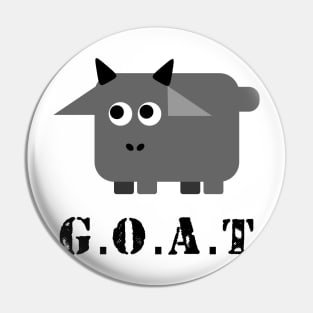 G.O.A.T ANIMAL GOAT FUNNY Pin