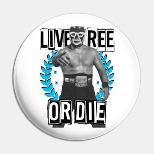 Lucho Libre Patriot Freedom Pin