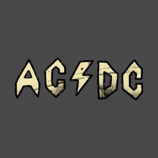 Butt-Head AC/DC Distressed - Cream T-Shirt