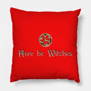 Here be Witches Pillow