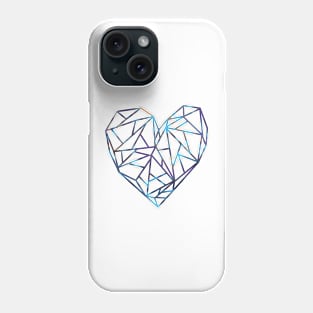 Geometric Heart Phone Case