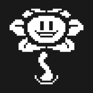 Flowey from Undertale, front and back T-Shirt