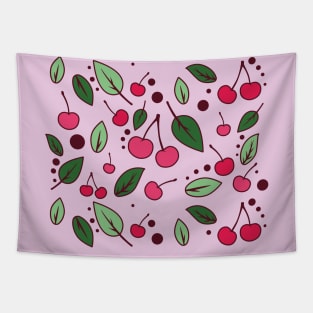 Delicious cherries pattern Tapestry