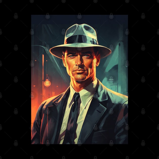 Noir Detective 1940’s (Design 2) by StudioX27