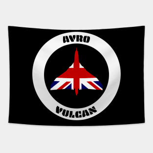 Avro Vulcan Bomber and Union Jack Tapestry