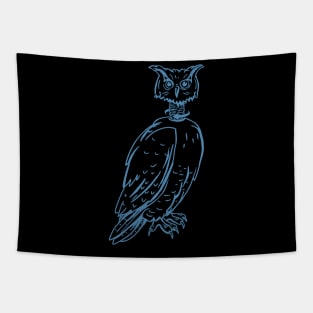 owl construction Tapestry