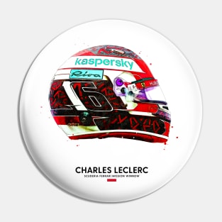 F1 2020 Charles Leclerc Crash Helmet Pin