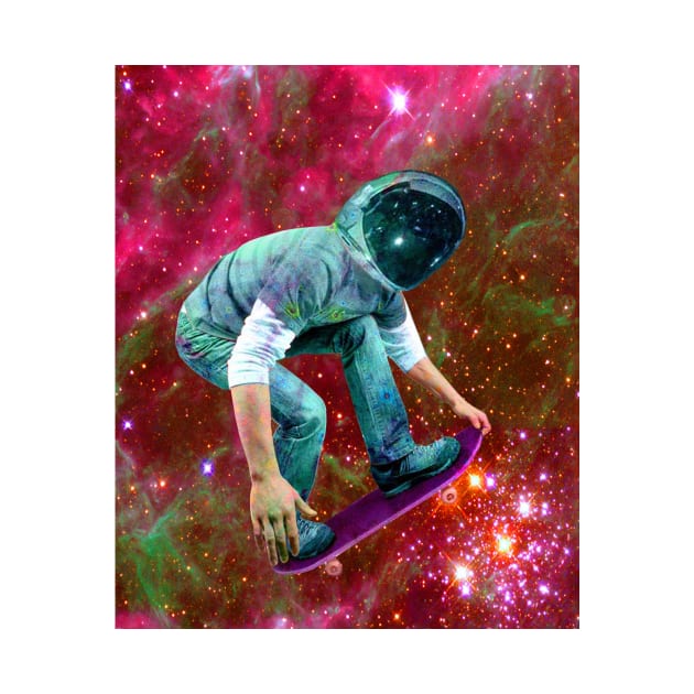 Space Skateboarder by icarusismartdesigns