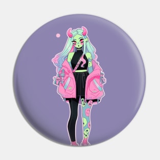 Bossy Demon Pin