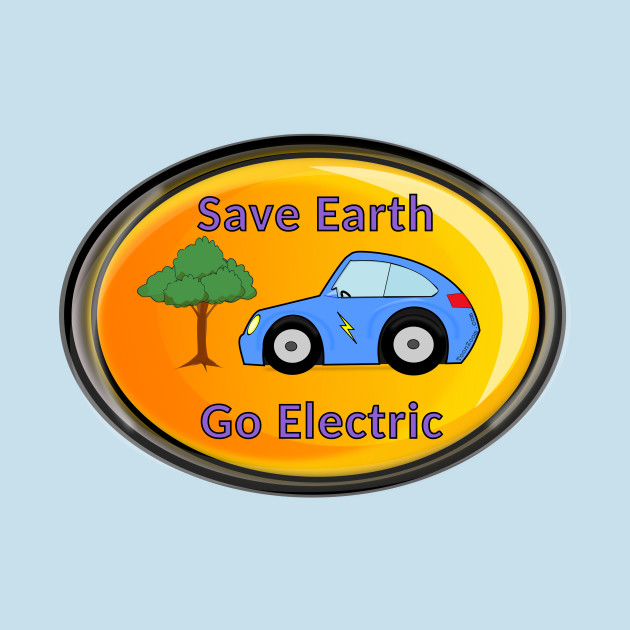 Disover Go Electric - Electric Car - T-Shirt