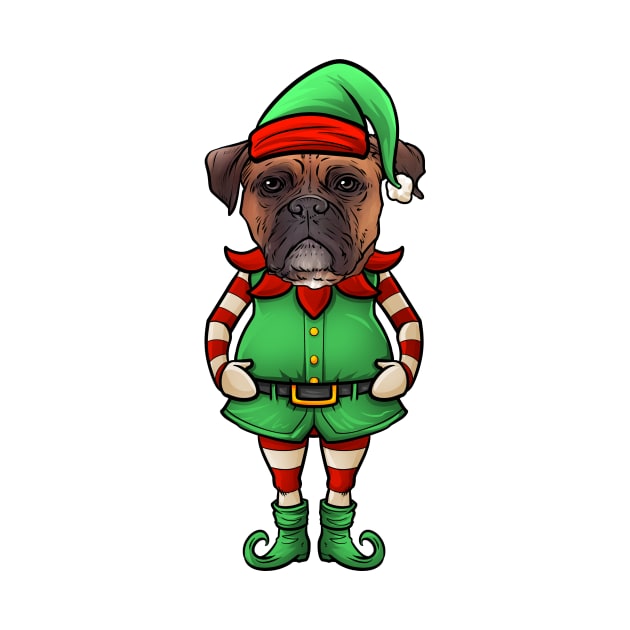 Boxer Christmas Elf by whyitsme