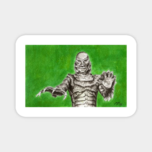 Creature from the Black Lagoon Magnet by BarnabyEdwards