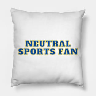 Neutral sports fan Pillow