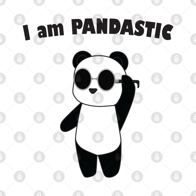 I Am Pandastic Glasses Panda, Unisex Shirt by DonVector