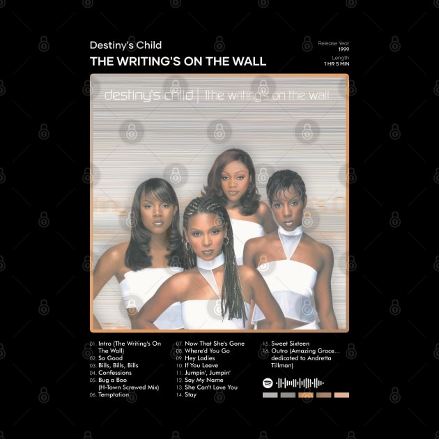 Destiny's Child - The Writing's On The Wall Tracklist Album by 80sRetro