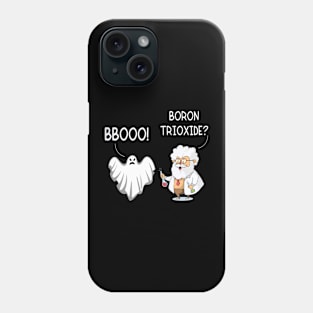 Boo Chemical Elements Pun Funny Chemistry Halloween Phone Case