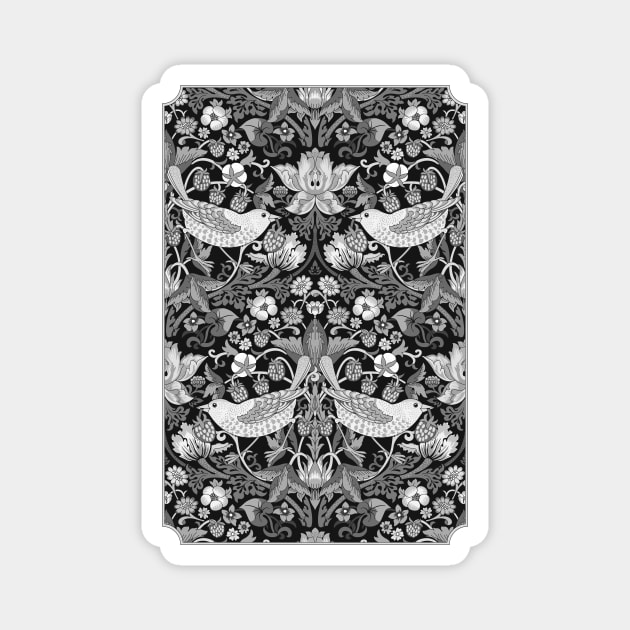 Berry Bandit in Black and White Magnet by PerrinLeFeuvre