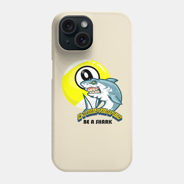 nine ball pool shark Phone Case by Tee-Short