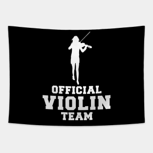 Fiddle & Giggles - Official Violin Team Tee: Bowing with Humorous Melodies! Tapestry