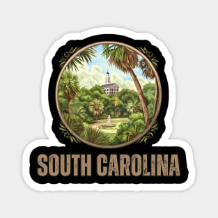 South Carolina State USA Magnet