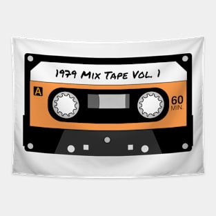 1979 Mix Tape Vol. 1 - Retro/Vintage Cassette Tape Tapestry