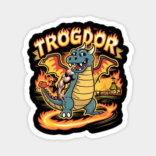 Trogdor the Burninator Dragon Magnet