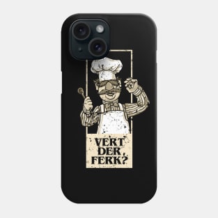 vert der ferk retro Phone Case