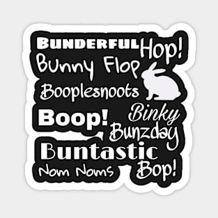 Bunny Talk Magnet