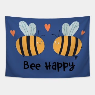 bee happy Tapestry
