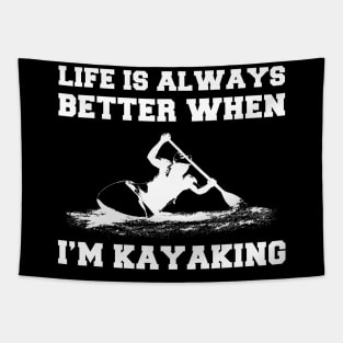 Paddle to Paradise: Embrace the Joy of Kayaking! Tapestry